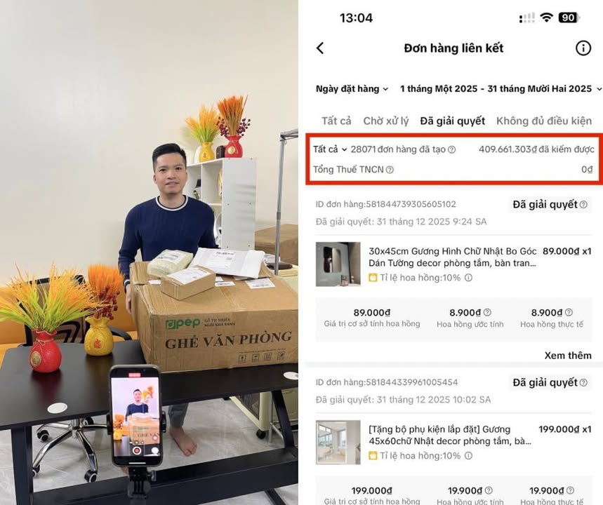 Mình đã kiếm 400Triệu từ Affiliate TikTok năm 2025 muốn nhắn nhủ người mới tránh 5 sai lầm này
