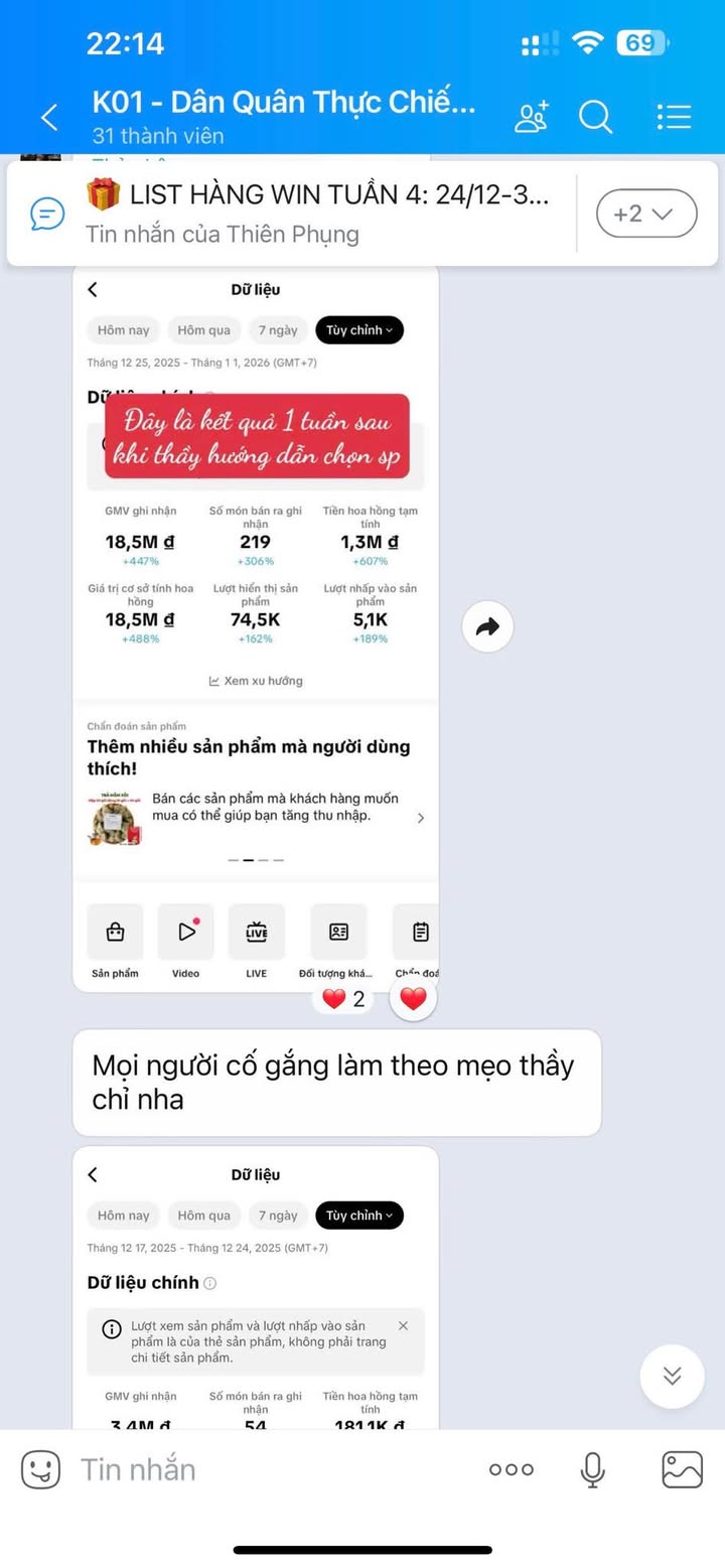 6 tháng làm affiliate tiktok không bằng 1 tuần làm đúng cách (tăng hơn 15tr doanh thu) - Bài viết dà